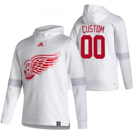 Herren Eishockey Detroit Red Wings Custom 2020-21 Reverse Retro Pullover Hooded Sweatshirt